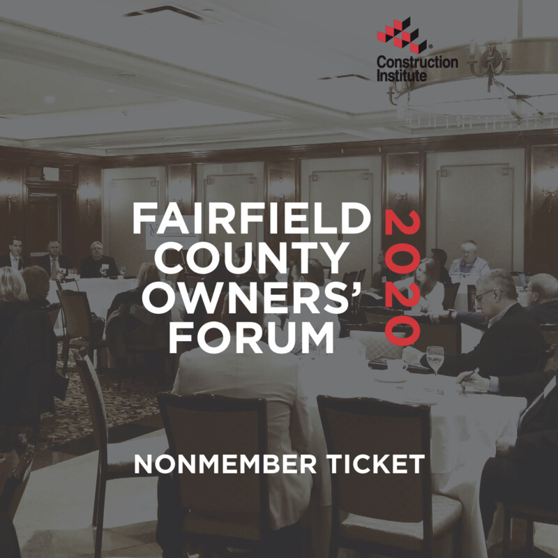 2020 Fairfield County Owners' Forum Nonmember ticket