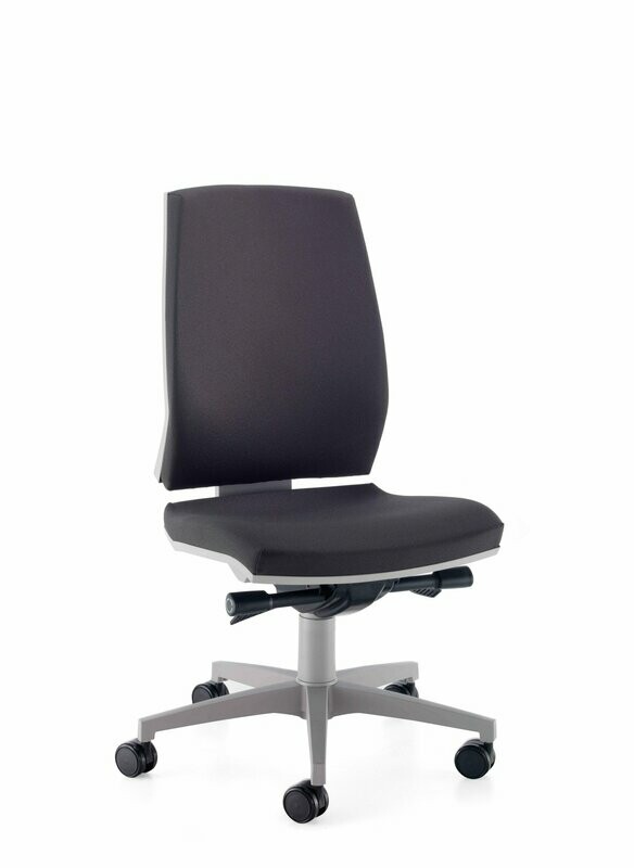 EDGE GREY HIGH BACK, NO ARMS