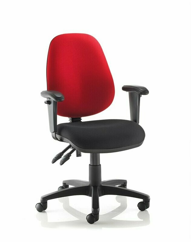 TASK, HIGH BACK, HEIGHT-ADJUSTABLE ARMS