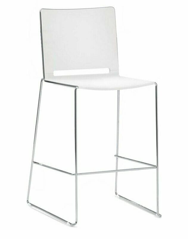CHENCA SLED STOOL, NO ARMS