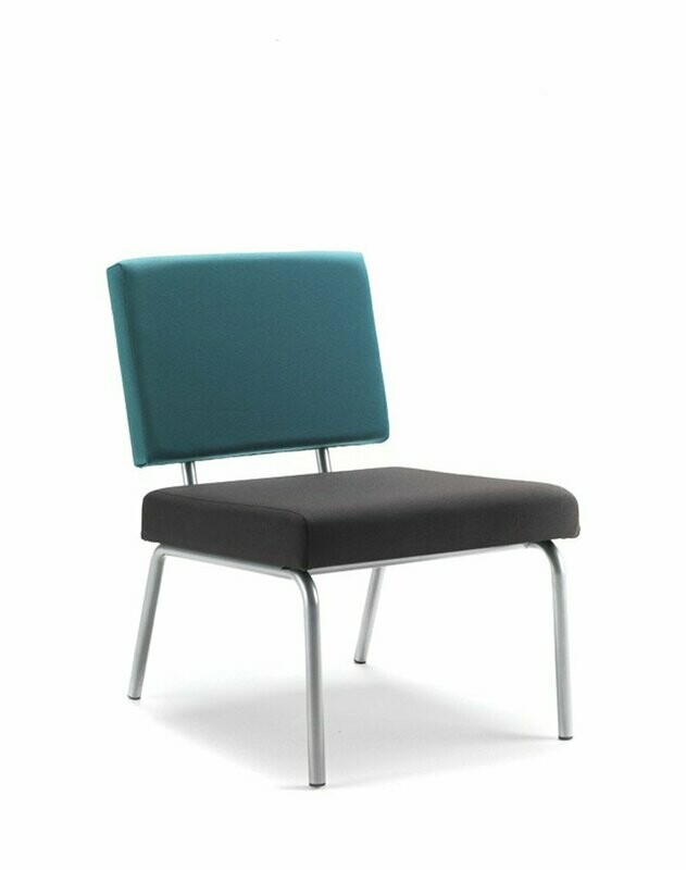 EASY CHAIR, ROUND TUBE FRAME