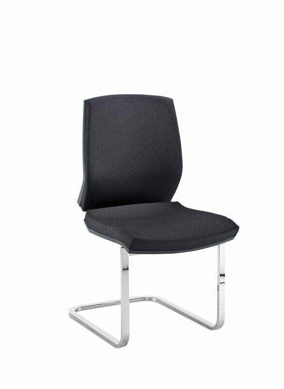 EDGE BLACK CANTILEVER CHAIR