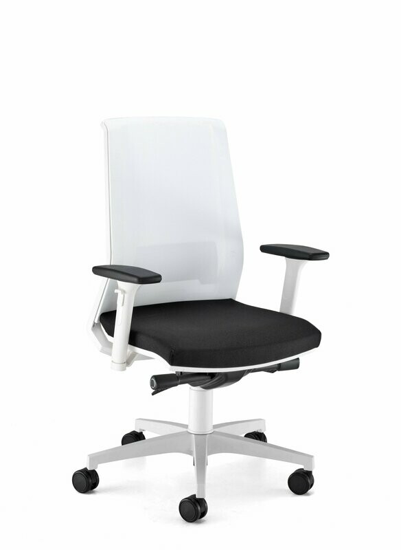 EDGE WHITE MESH HIGH BACK, MULTI-FUNCTION ARMS