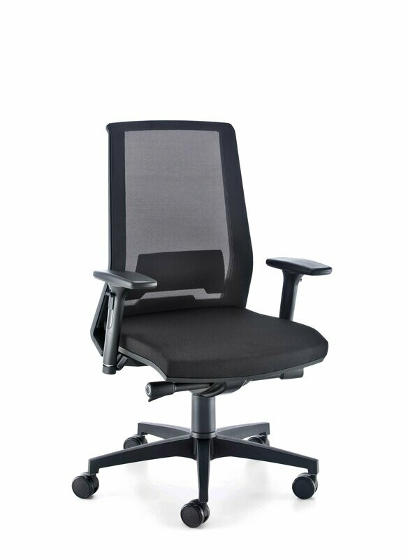 EDGE BLACK MESH HIGH BACK, MULTI-FUNCTION ARMS