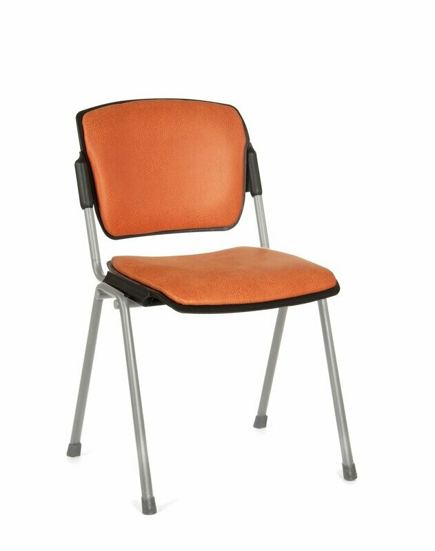 FLOW UPHOLSTERED, 4 LEG GREY FRAME