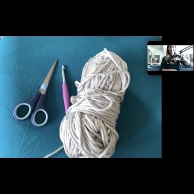 Crocheting Course Learn at Home Live with Rachel - Advanced - One to One