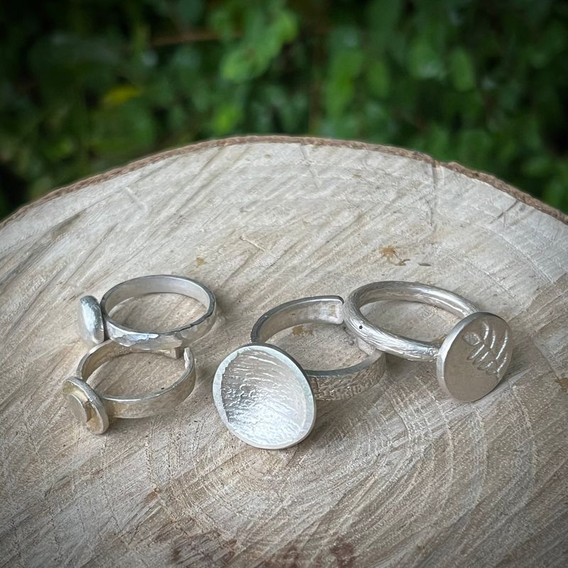 Silver Ring Workshop - Silver Clay &amp; Silver Solder - 1 day - One to One