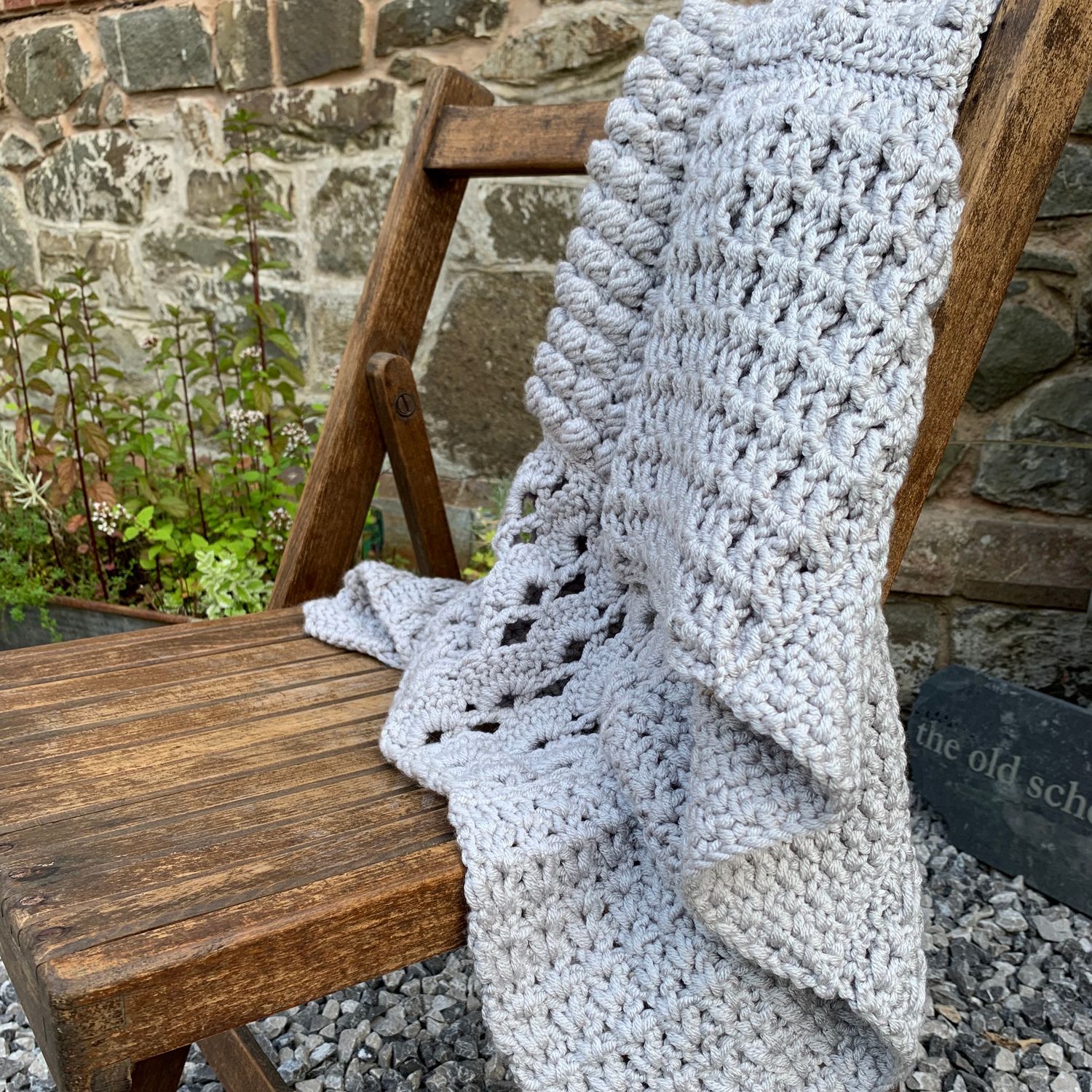 Square a Day Blanket - Knit or Crochet - with Unique Online Support