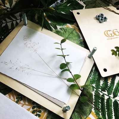 Personalised Book / Flower Press