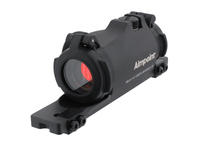 VISEUR AIMPOINT H-2 2MOA + EMBASE EXRA BAS POUR FUSIL SEMI AUTO CARCASSE FRAISEE