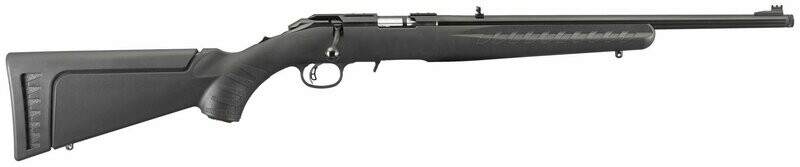 Carabine RUGER AMERICAN RIMFIRE 22LR 46cm FILETE 1/2-20 NOIRE