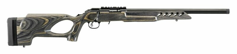 Carabine RUGER AMERICAN RIMFIRE TARGET 22LR 46cm LAMELLE NOIRE