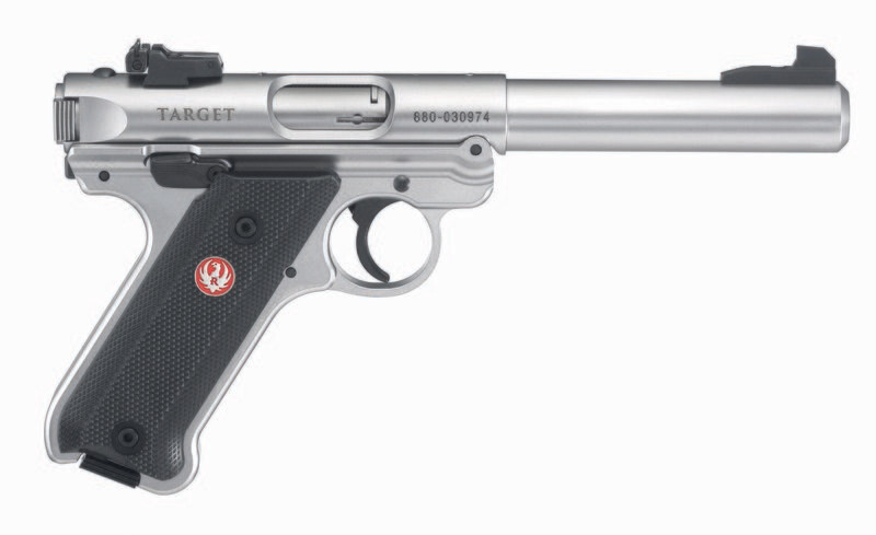 Pistolet RUGER MARK IV .22LR 5.1/2" 10CPS INOX TARGET 40103