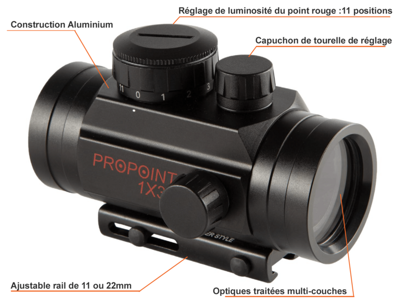 TASCO PRO POINT 1X30 5 MOA