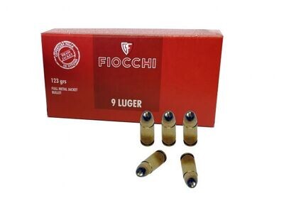 Cartouche Fiocchi - C/9mm PARA FMJ 123grs