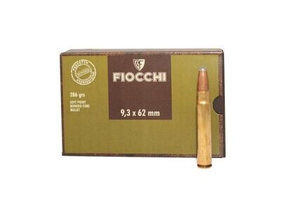 Cartouches Fiocchi C/9,3x62 SP Bonded - 286 Grains