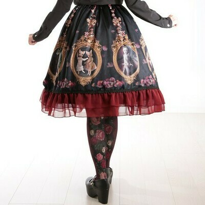 Rose garden Doll Skirt