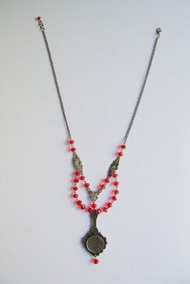 Red Mirror necklace