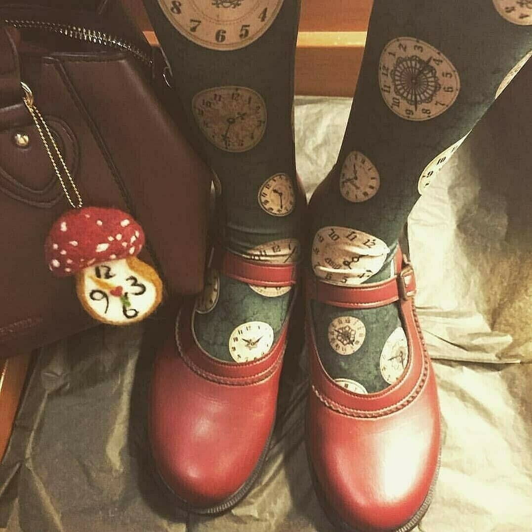Mushroom watch charm