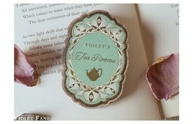 Violet&#39;s tea room brooch
