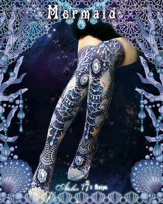 『Dark fairy tales』Mermaid over knee high socks