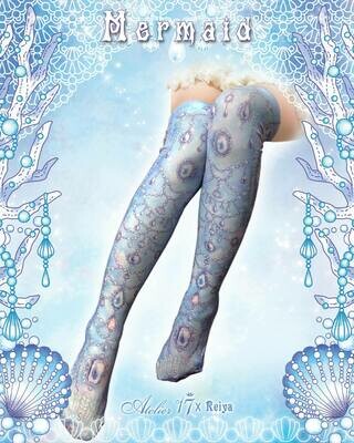 『Dark fairy tales』Mermaid over knee high socks