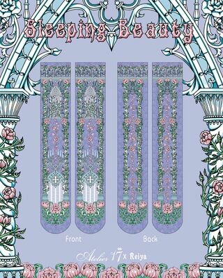 『Dark fairy tales』Sleeping beauty over knee high socks