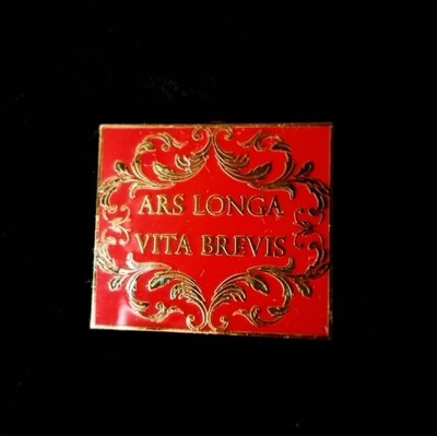 Ars Longa enamel pin