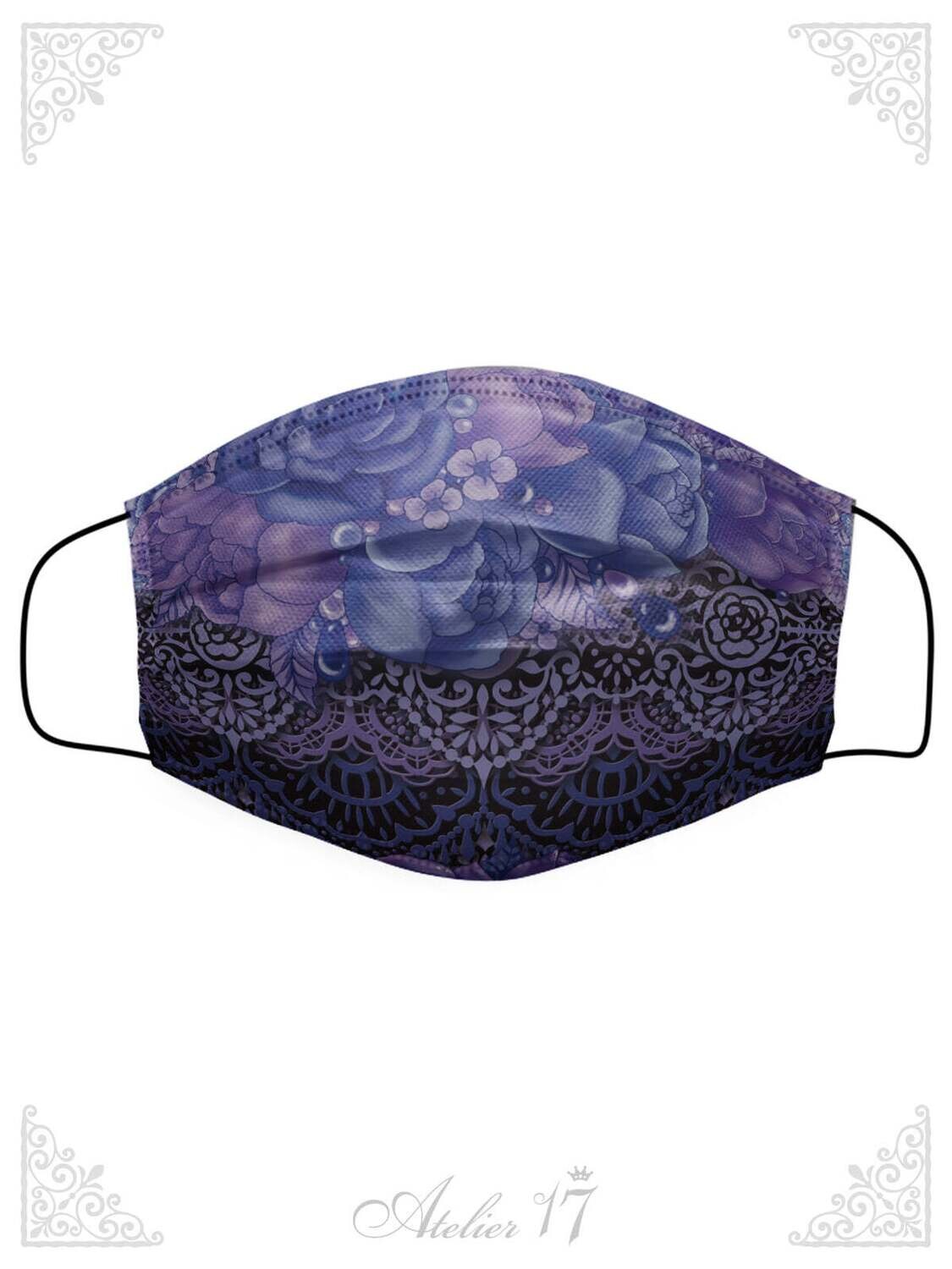 Original print mask, Color: Masquerade (Violet x black)