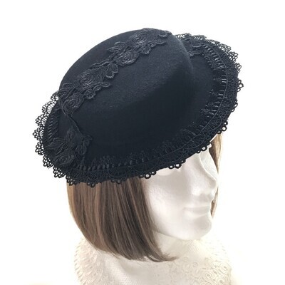 Victorian rose hat