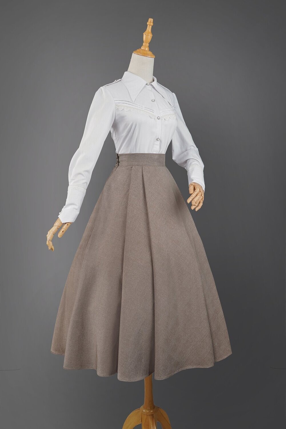 Pace Of the Wind Set Skirt 【Long】, Color: Mocha