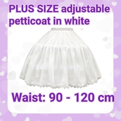 Adjustable petticoat plus size