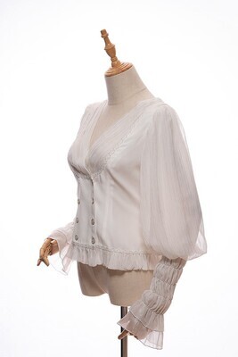 Another Story of Salome Gigot Sleeve Blouse