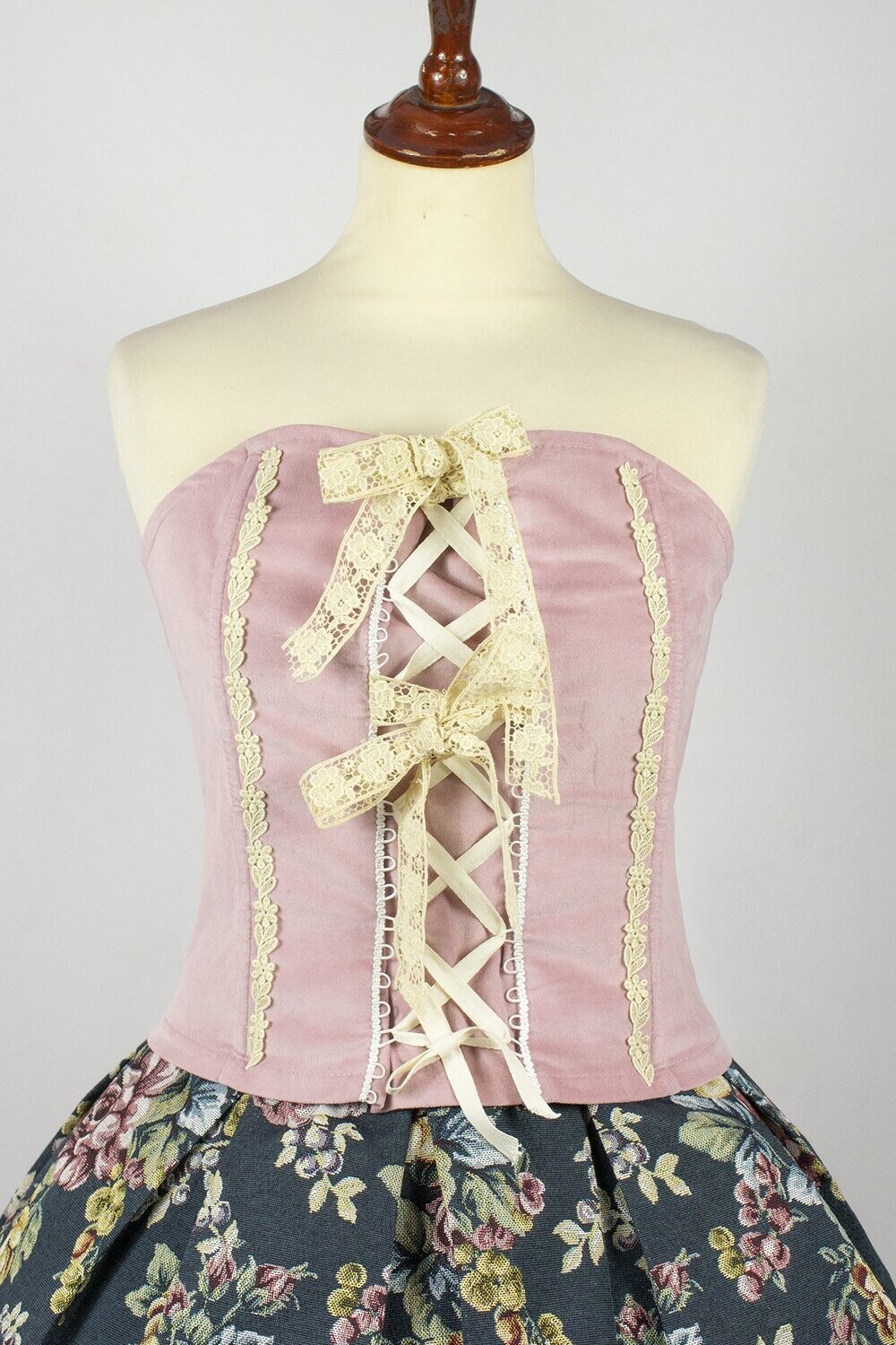 Café Violette Le Charmant Bustier, Size: S - L size, Color: Pink (S - L size)