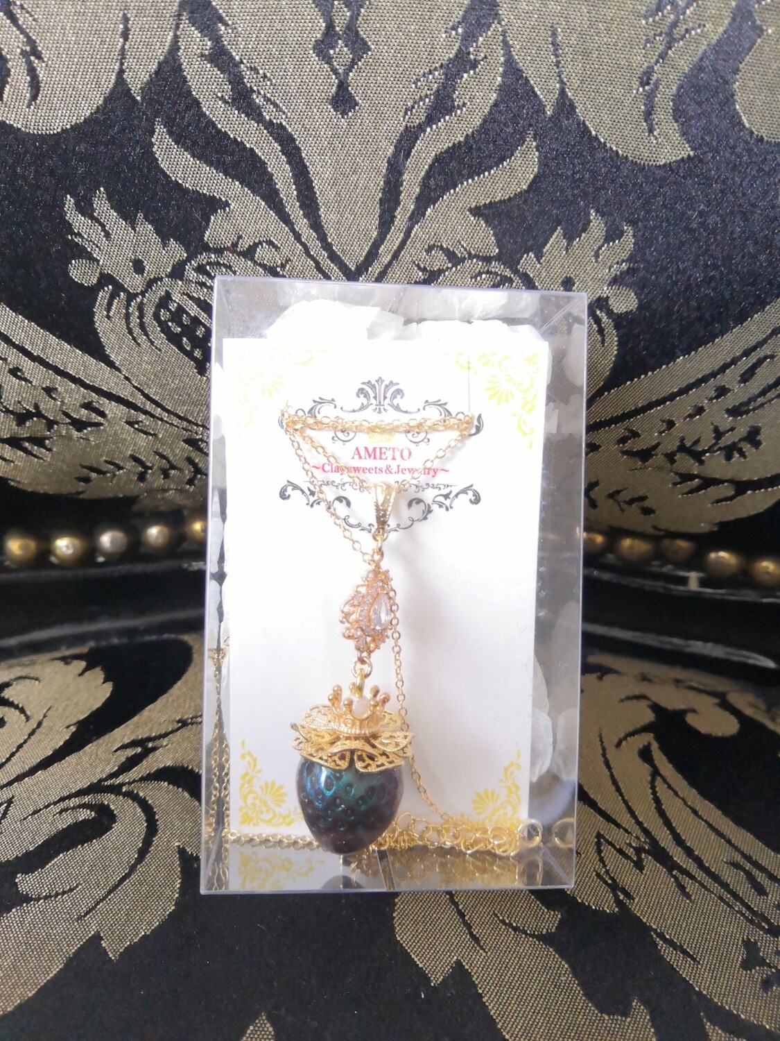 Dark princess Strawberry necklace