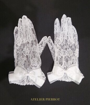 Lace glove short