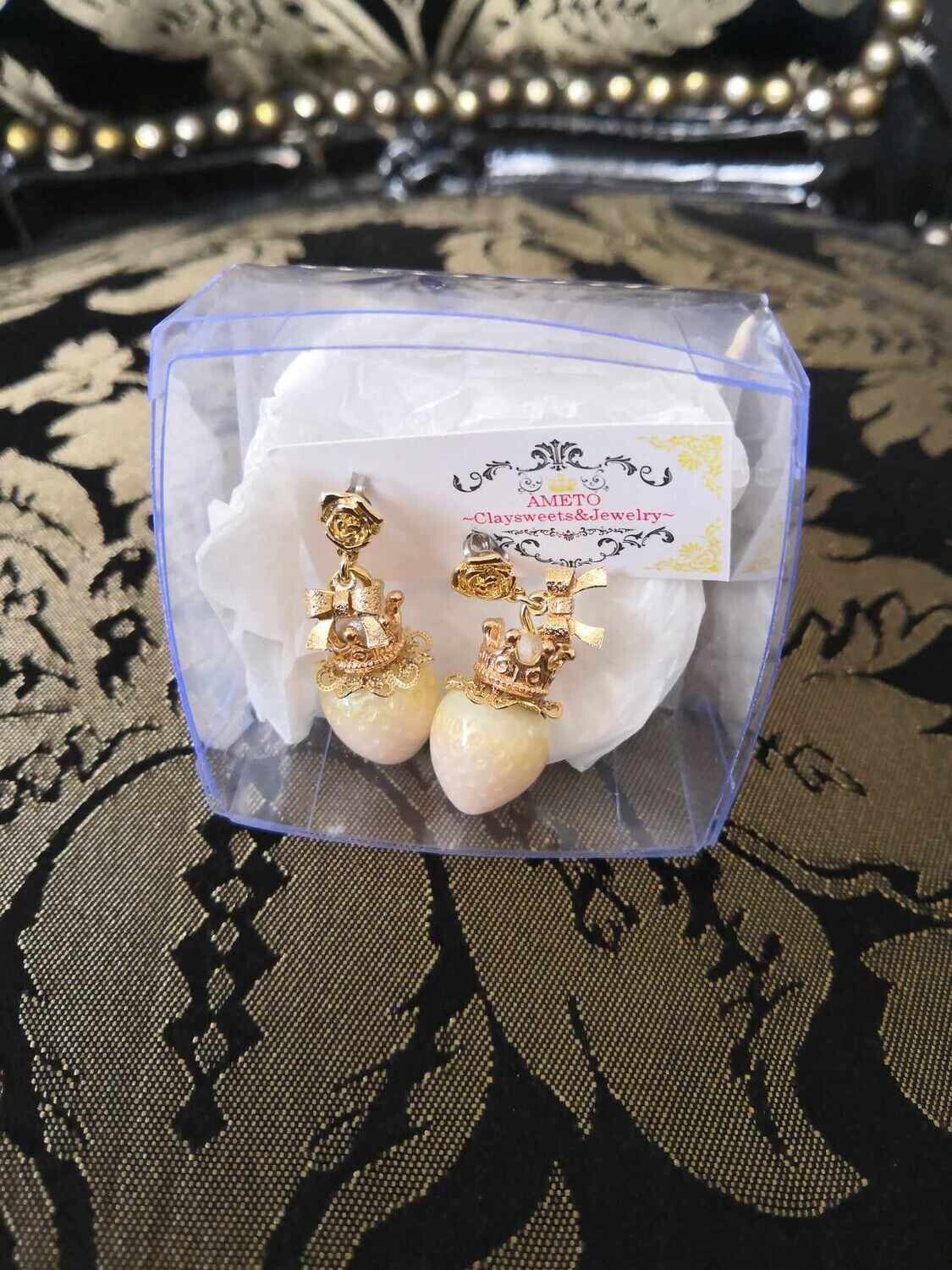 Queen strawberry and rose piercing B pink