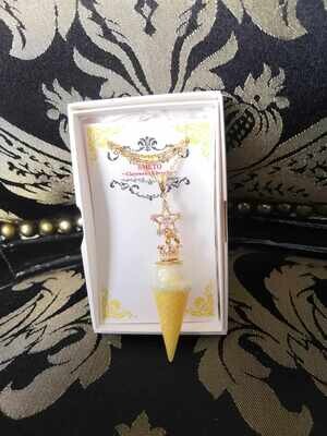 Crown ice cream necklace star charm