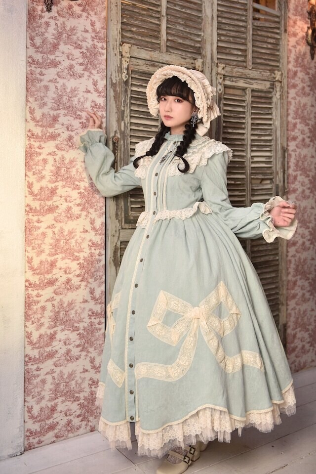 Ribbon flora one piece