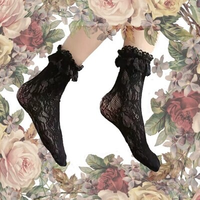 Frill lace socks