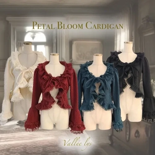 【Vallée lys】Petal Bloom Cardigan