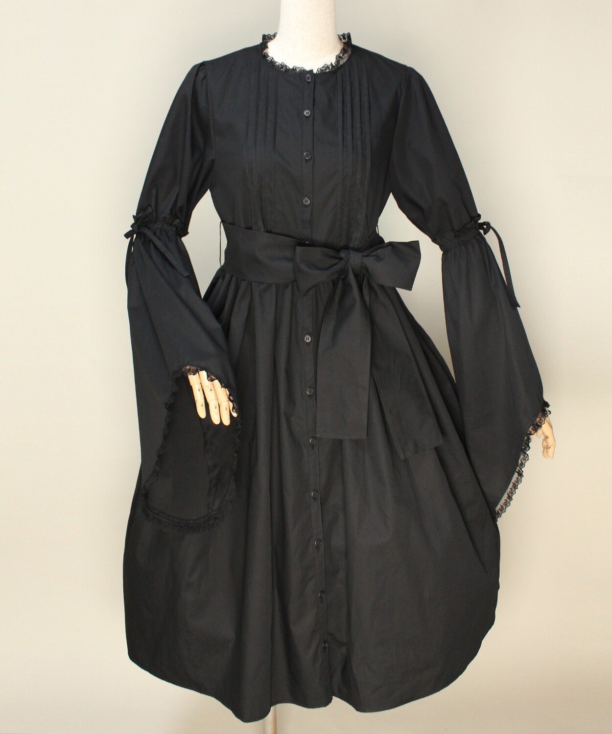 Pintuck Princess Sleeve Dress (cotton garment)