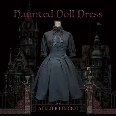 アトリエピエロのHaunted Doll Dress 黒×黒 4113587409.webp