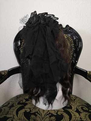 Corsage Headdress Black x black