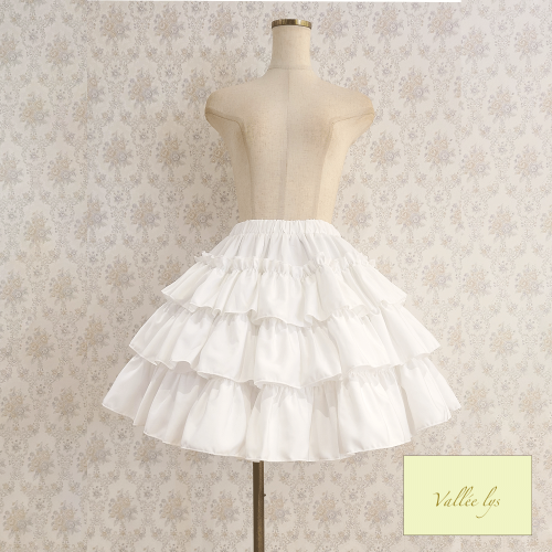 【Vallée lys】“Pivoine”Frill Skirt