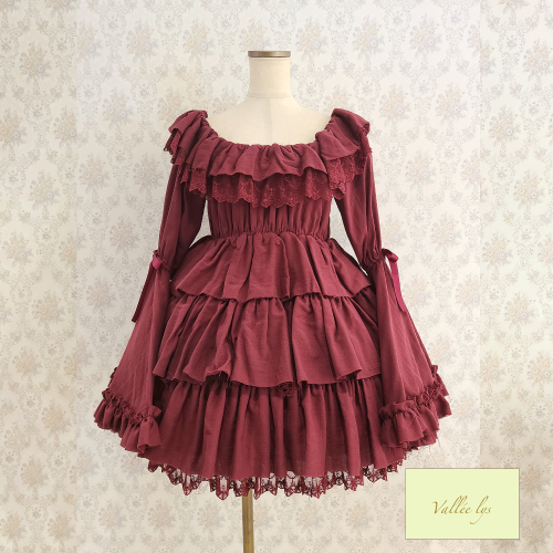 【Vallée lys】Coquelicot Dress -gauze-