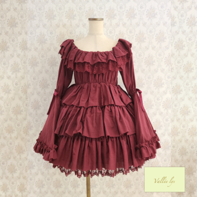 【Vallée lys】Coquelicot Dress -gauze-