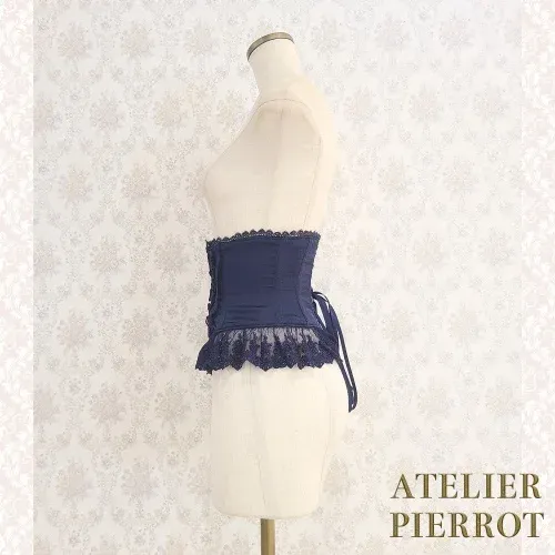ATELIER PIERROT Frill Short Corset ブラック
