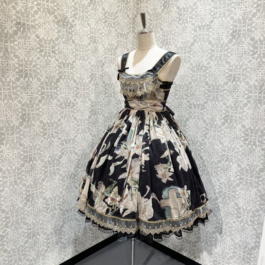 Lily Cross JSK, Color: Black