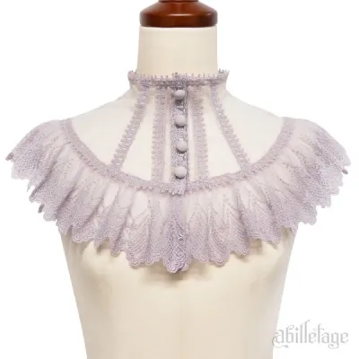 Noir Lace collar Lavender